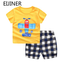 Load image into Gallery viewer, Plaid Baby Boy Clothes Summer 2019
